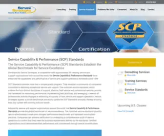SCpcertification.com(Customer Service Standards) Screenshot