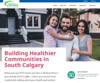 SCPCN.ca(South Calgary Primary Care Network) Screenshot