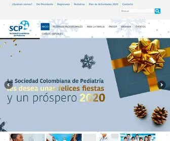 SCP.com.co(Sociedad Colombiana de Pediatría) Screenshot