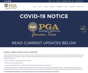 SCpgajrtour.com(The Southern California PGA Junior Tour) Screenshot