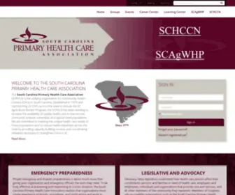 SCPhca.org(South Carolina Primary Health Care Association) Screenshot