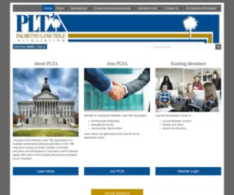 SCPlta.org(Palmetto Land Title Association) Screenshot