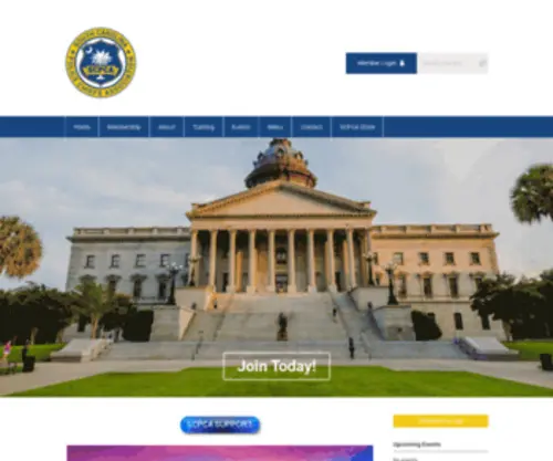 Scpolicechiefs.org(Home of the South Carolina Police Chiefs Association) Screenshot