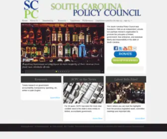 Scpolicycouncil.org(Limited Government) Screenshot