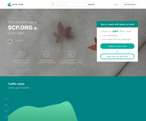 SCP.org(For Sale Domain) Screenshot