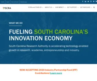 Scra.org(South Carolina Research Authority) Screenshot