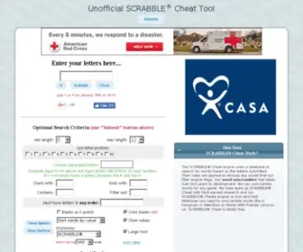Scrabblecheat.net(Scrabble Cheat) Screenshot