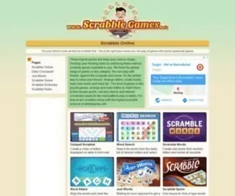 Scrabblegames.info(Scrabble Games) Screenshot