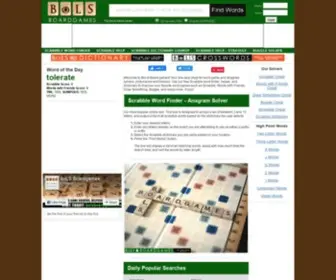 Scrabblelinks.com(Scrabble play scrabble strategy) Screenshot