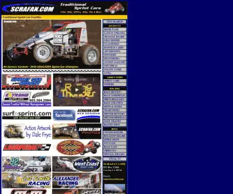 Scrafan.com(Traditional Sprint Car FanSite) Screenshot