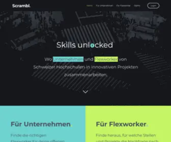 Scrambl.org(Skills unlocked) Screenshot