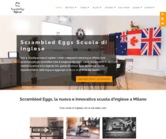 Scrambledeggsinglese.it(Corso di inglese a Milano) Screenshot