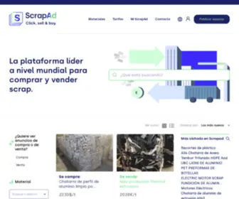 Scrapad.com(Tu marketplace global para la compra) Screenshot