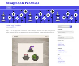 Scrapbookfreebies.com(Scrapbook Freebies) Screenshot