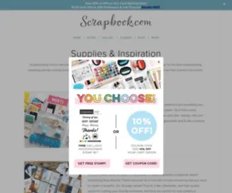 Scrapbooking.com(Scrapbook Supplies & Ideas) Screenshot