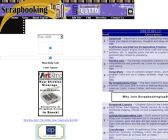 Scrapbookingtop50.com(Scrapbooking) Screenshot