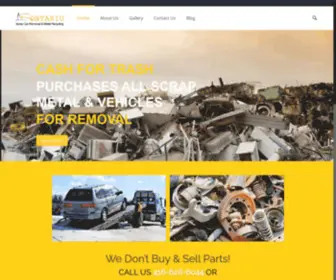 Scrapcar-Junkcar.com(We Offer Highest Cash Payout For Your Scrap Car and Metal) Screenshot