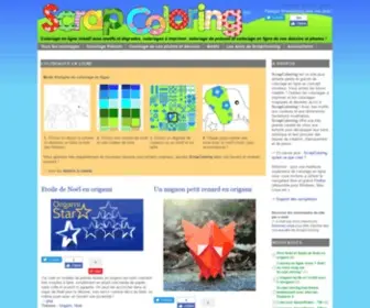 Scrapcoloring.fr(Coloriage en ligne et coloriages à imprimer) Screenshot