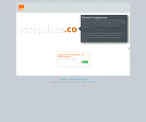 Scrapdata.co(ScrapData) Screenshot