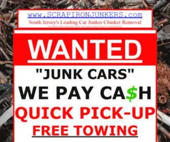 Scrapironjunkers.com(New Jersey junk car buyer best price paid free junk car removal) Screenshot