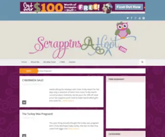 Scrappinsahoot.com(Scrappinsahoot) Screenshot