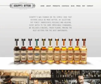 Scrappysbitters.com(Scrappy's was founded on the simple idea) Screenshot