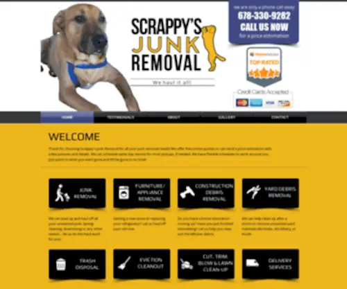 Scrappysjunkremoval.com(Scrappy’s Junk Removal) Screenshot