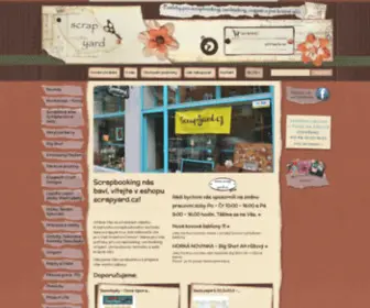 Scrapyard.cz(Scrapbooking) Screenshot