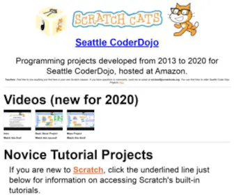 Scratchcats.org(Scratch Cats) Screenshot