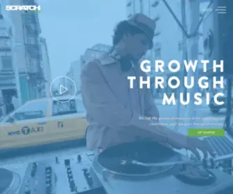 Scratchevents.com(We tap the power of music to drive sales) Screenshot