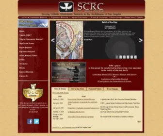 SCRC.org(SCRC Charismatic Renewal) Screenshot