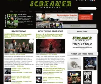 Screamermagazine.com(Rock & Metal Music Magazine) Screenshot