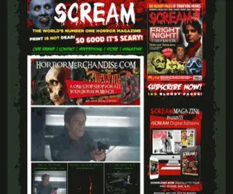 Screamhorrormag.com(The World's Number One Horror Magazine) Screenshot