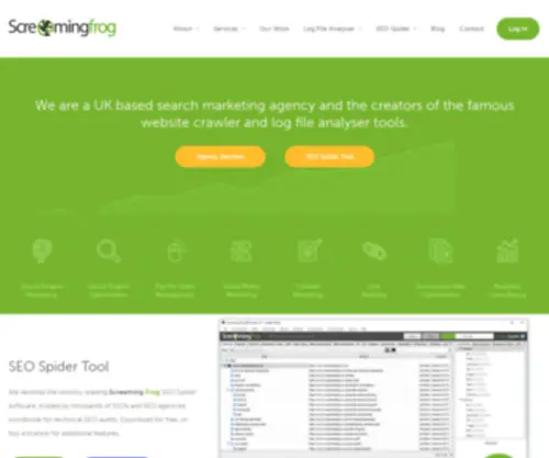 Screamingfrog.com(SEO Agency) Screenshot