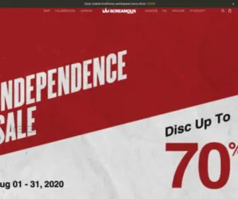 Screamous.com(Shop Men's) Screenshot