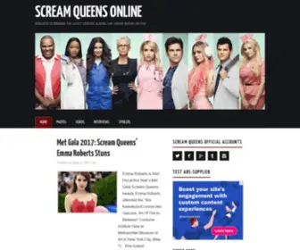 Screamqueensonline.com(Screamqueensonline) Screenshot