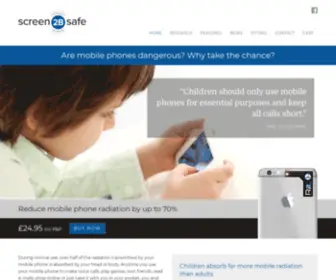 Screen2Bsafe.com(Reduce mobile phone radiation) Screenshot