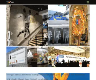 Screenbolaget.se(Profilreklam profilprodukter storformat vepor skyltar) Screenshot