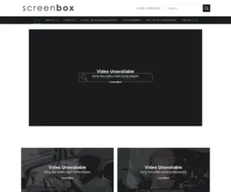 Screenbox.com.sg(Think out of the box) Screenshot