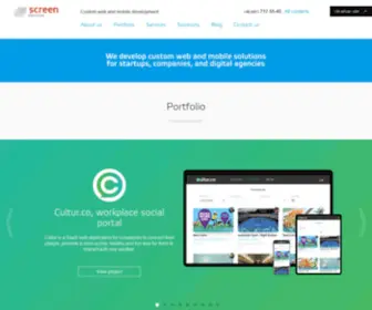 Screen.com.ua(Screen Interactive web studio (Kharkov) Screenshot