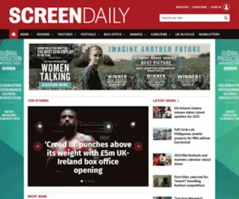 Screendaily.com(Screen Daily) Screenshot