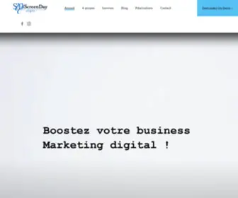 Screenday.ma(Agence de communication digitale) Screenshot