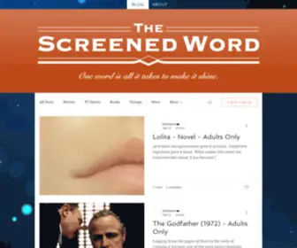 Screenedword.com(The Screened Word) Screenshot