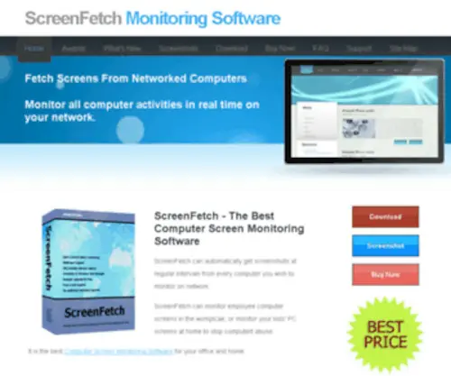 Screenfetch.com(The Best Computer Screen Monitoring Software to Monitor Employee Computer Screens) Screenshot