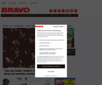 Screenfun.de(BRAVO.de – deine Adresse für die heißesten Star) Screenshot