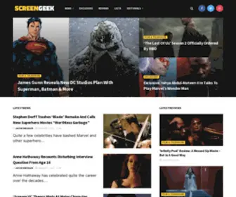 Screengeek.net(Everything in the world of Pop Culture) Screenshot