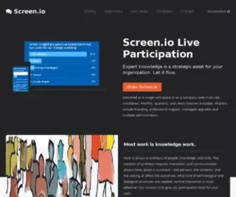 Screen.io(Live Participation Tools) Screenshot