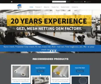 Screenmeshnet.com(Quality Screen Mesh Net &amp; Nylon Filter Mesh Manufacturer) Screenshot