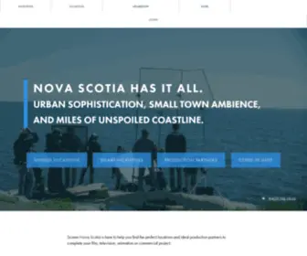 Screennovascotia.com(Screen Nova Scotia) Screenshot