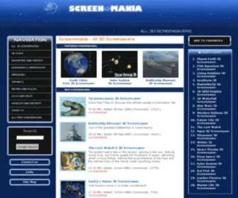 Screenomania.com(Amazing 3D Screensavers) Screenshot